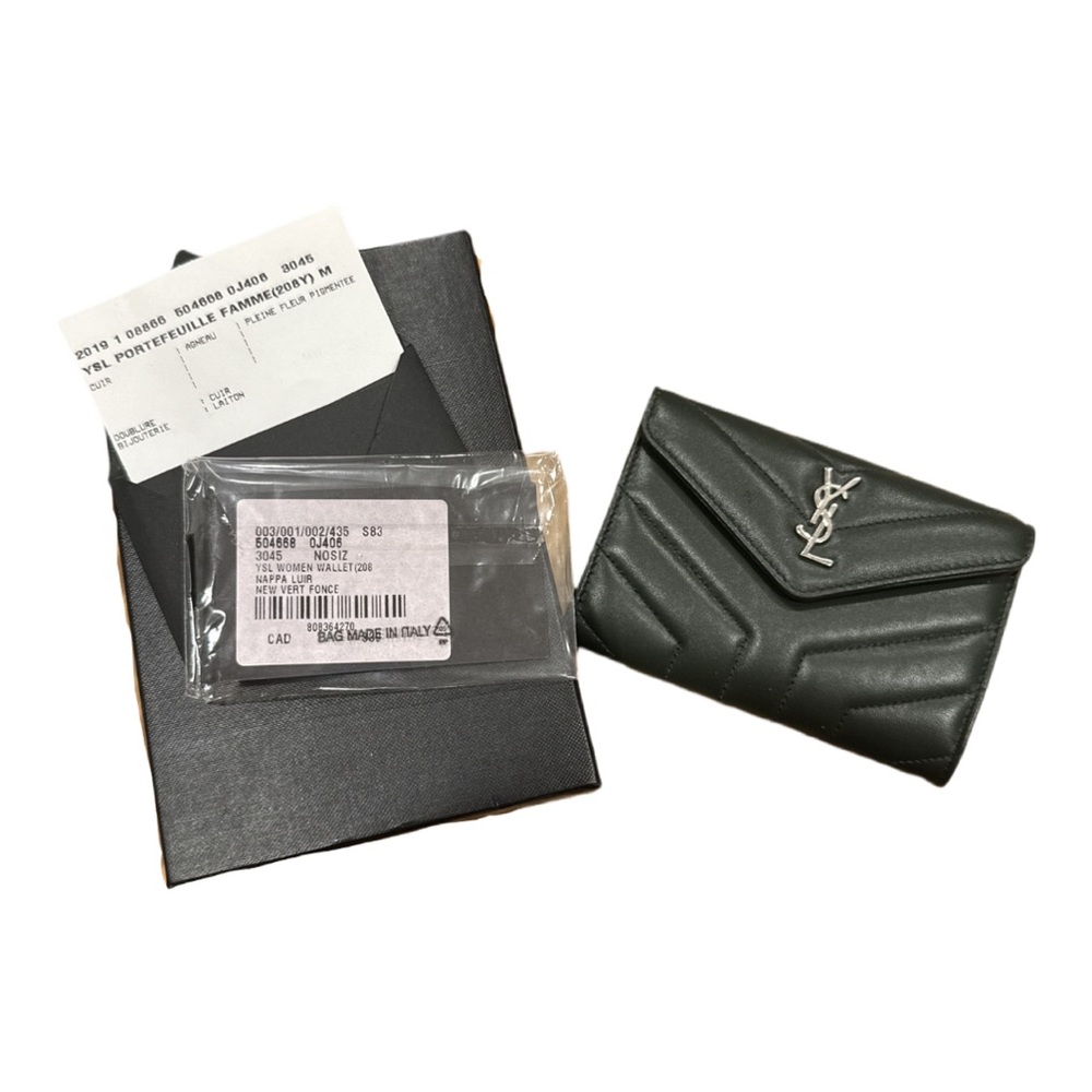 AUTHENTIC YSL ENEVELOPE WALLET FULL INCLUSION
